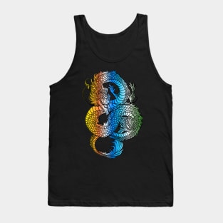 Japanese Dragon Vintage Demon Retro 102 Tank Top